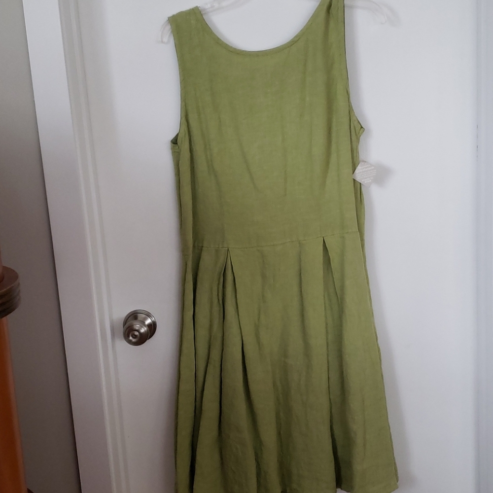 NWT VINTAGE CHRISTY ALLEN LINEN DRESS